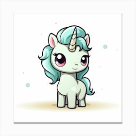 Cute Unicorn 260 Canvas Print