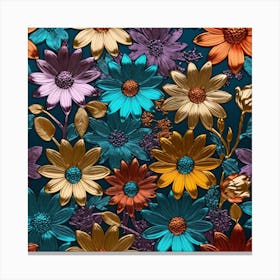 Floral Pattern 5 Canvas Print