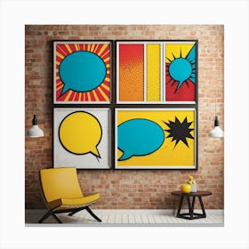 Pop Art - Décoration Canvas Print