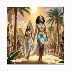 Egyptian Women 4 Canvas Print