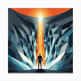 Unseen Heroes , vector art 4 Canvas Print