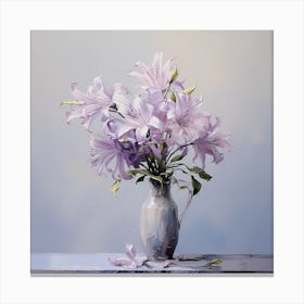 Subtle Strokes of Lilac Bliss Canvas Print