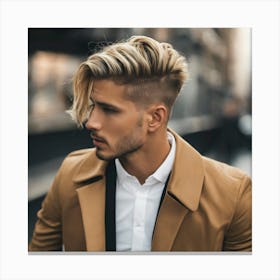 Hairstyles For Men 1 Canvas Print