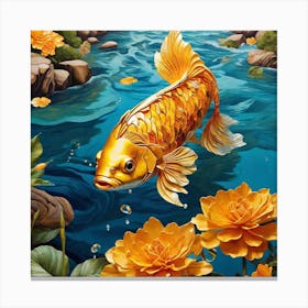 Koi Fish 4 Canvas Print