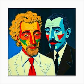 'Two Men' Canvas Print