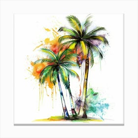 Palm Trees 35 Canvas Print