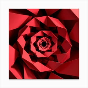 Abstract Rose Canvas Print