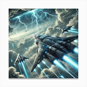 Thunderstrike Destroyers Canvas Print