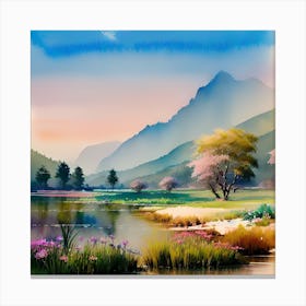 Landscape Painting 63 Canvas Print