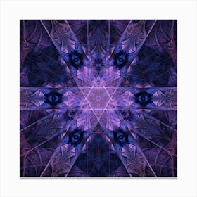 Fractal Symbol Pattern Design Canvas Print