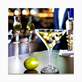 Martini 3 Canvas Print