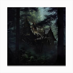 Haunted House Canvas Print