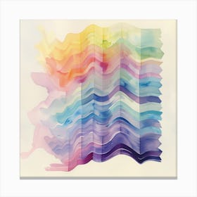 Watercolor Abstract Painting 1 Canvas Print