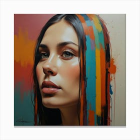 Portrait Of A Woman Canvas Print