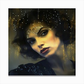 Portrait Of A Woman 10 Canvas Print