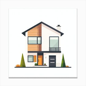 Modern House 9 Canvas Print