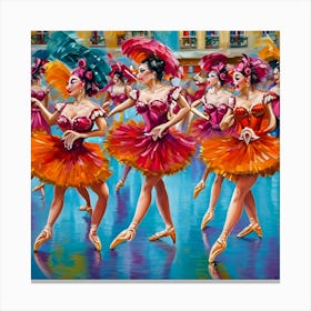 Dancing Ballet Canvas Print