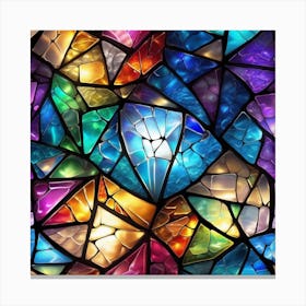 j Vitrai Art Broken Glass Effect No Background Stunning Something That Even Doesnt Exist Mythic Canvas Print