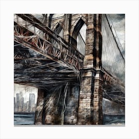Brooklyn Bridge 3 Canvas Print