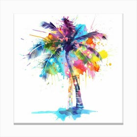 Palm Tree Painting 1 Canvas Print