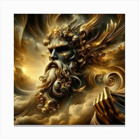 God Of The Sky 2 Canvas Print