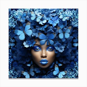 Blue Butterfly Canvas Print