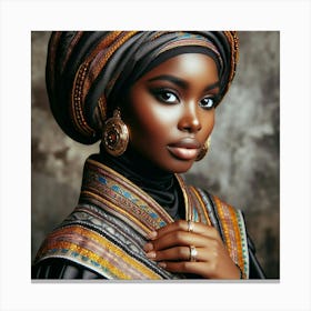 Beautiful African Woman 1 Canvas Print