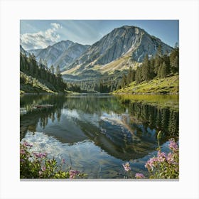 Mountain Lake Canvas Print