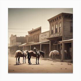 Old West Town 33 Canvas Print
