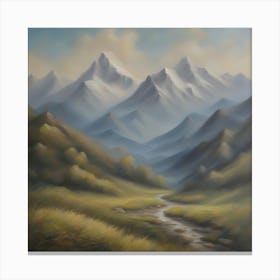 Mountain Landscape Canvas Print