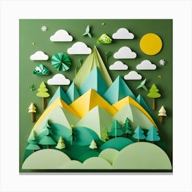 Paper Art 3 Canvas Print