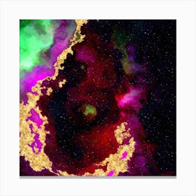 100 Nebulas in Space with Stars Abstract n.079 Canvas Print