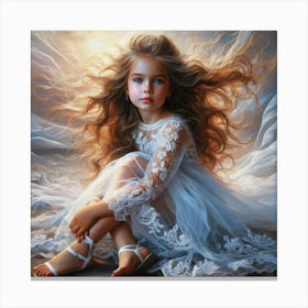 Angel Girl Canvas Print