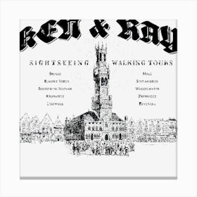 Ken & Ray Sightseeing Canvas Print