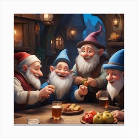 Seven Dwarfs Canvas Print