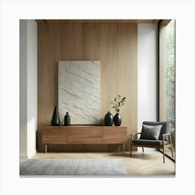 Modern Living Room 85 Canvas Print