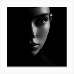 Portrait Of A Woman 15 Canvas Print