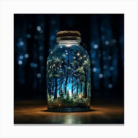 Night In A Bottle Canvas Print