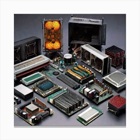 Computer Components 4 Canvas Print