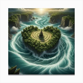 Heart Of The Ocean Canvas Print