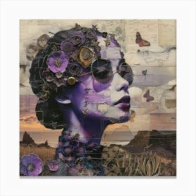 'Purple' 1 Canvas Print