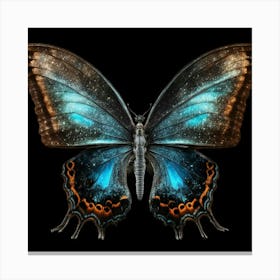 Blue Butterfly Canvas Print