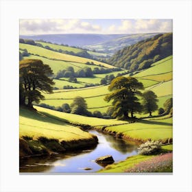 Valley Stream Canvas Print