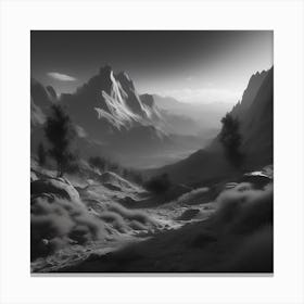 Mountain Landscape 11 Canvas Print