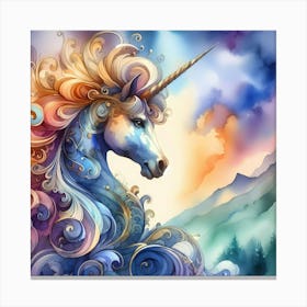 Unicorn Painting 3 Canvas Print