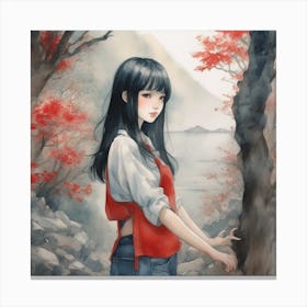 Asian Girl 14 Canvas Print