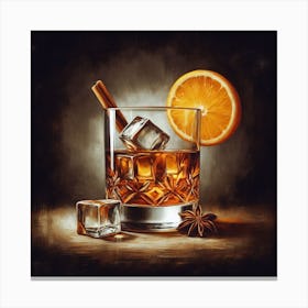 Iced Whiskey Canvas Print