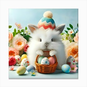 An Image Of The Easter Bunny 3 Canvas Print