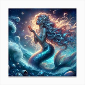 Mermaid Canvas Print