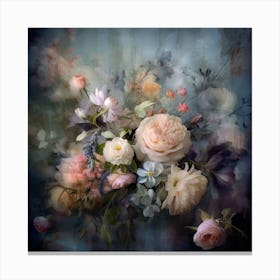 Fa Vintage Floral 49 Canvas Print